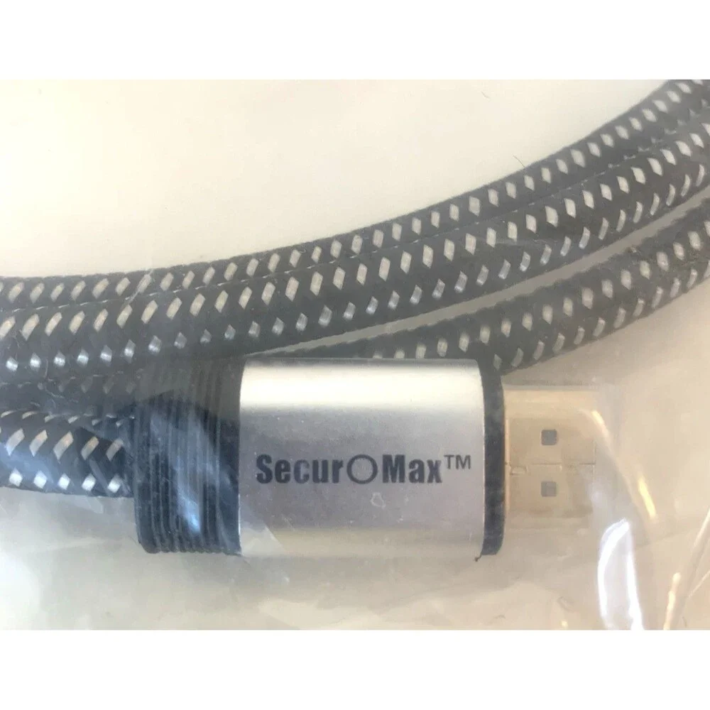 SecurOMax HDMI Cable 10ft – Gold Plated – High‑Speed for PS3/PS4, PC, New Sealed